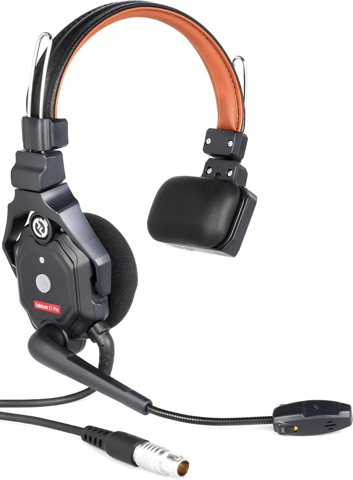 Hollyland Solidcom C1 Pro Wired Headset für C1 Pro HUB, Voll-Duplex Single-Ear Intercom Kabelgebunde