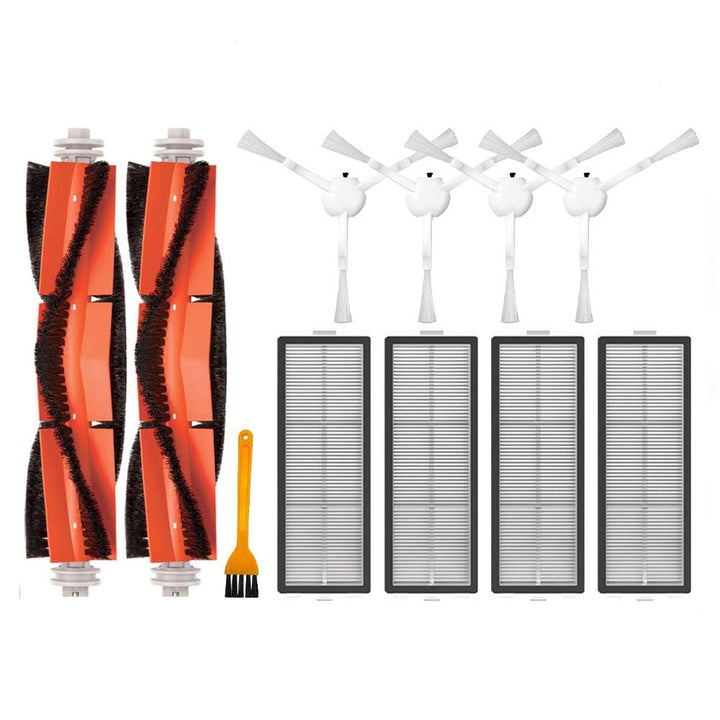 INF Ersatzteile Zubehör für Dreame Bot D10 Plus RLS3D, Vakuumzubehör, 2 x Hauptbürste, 4 x Filter, 4
