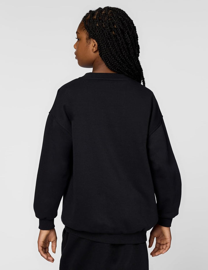 Nike Sportswear Club Fleece Extragrosses Sweatshirt für ältere Kinder (Mädchen), FD2923 XS Black/Whi