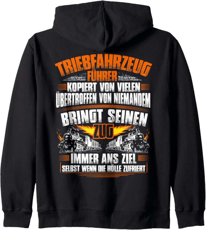 Lokführer Immer Ans Ziel Lokomotivführer Triebfahrzeugführer Kapuzenjacke