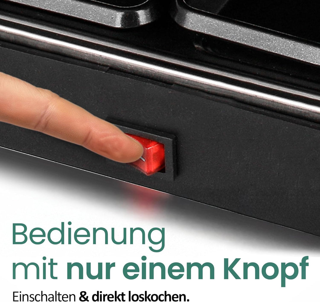 Emerio Raclettegrill,4 Pfannen,Grillplatte antihaft (RG-120656)