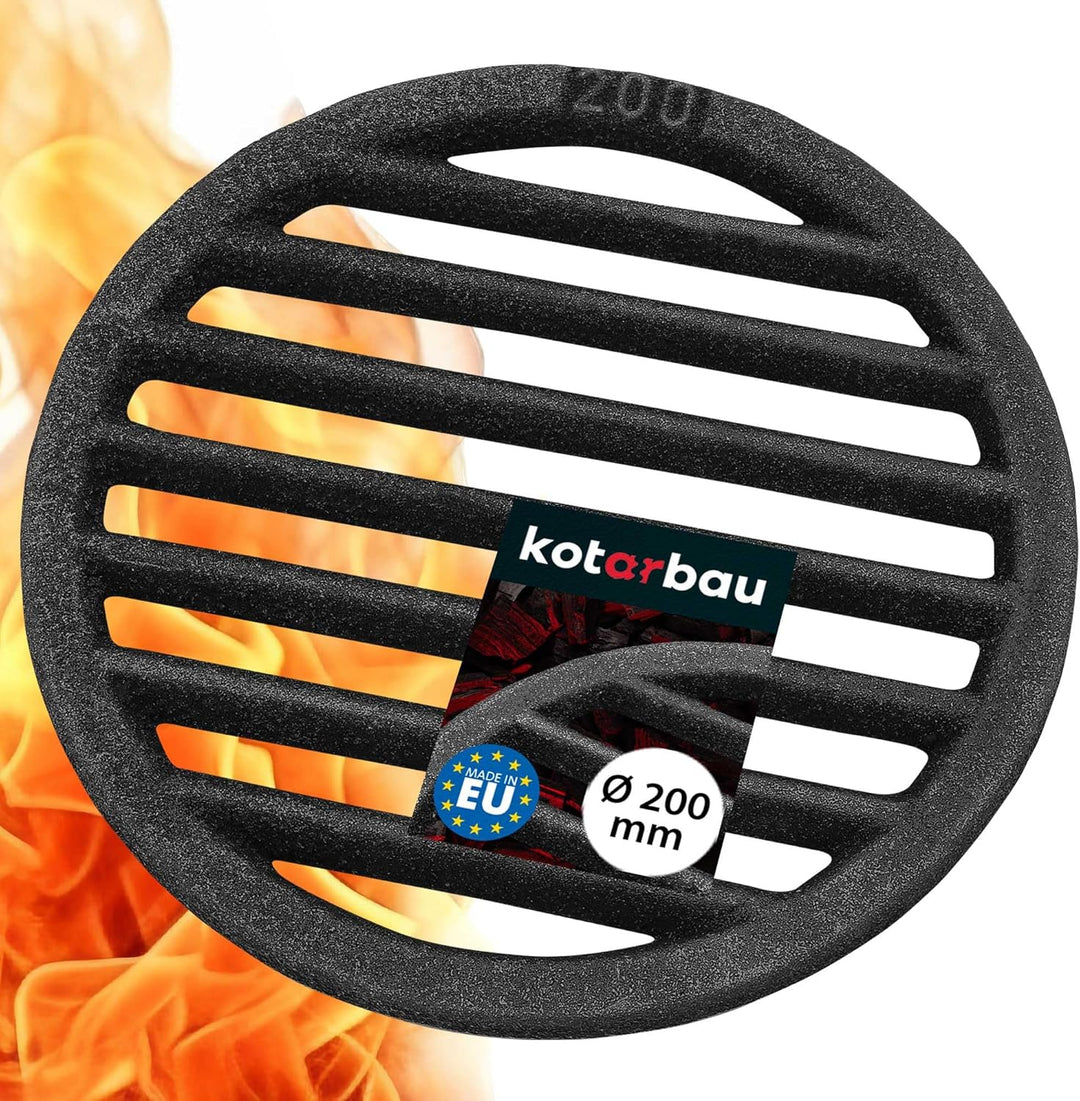KOTARBAU Kaminrost Ø 20 cm Rundrost Kaminofen Ascherost Tafelrost Rost Ofengitter Kamin Ersatzteile