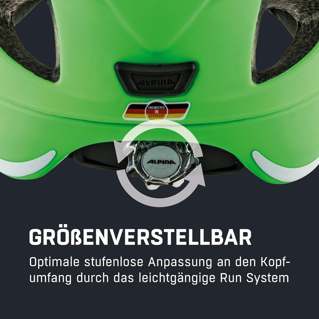 ALPINA XIMO L.E. - Leichter, Sicherer & Bruchfester Fahrradhelm Mit Optionalen LED-Licht Für Kinder