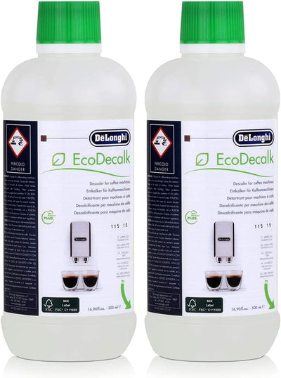 2 x DeLonghi EcoDecalk 500ml DLSC500 A 1 Liter
