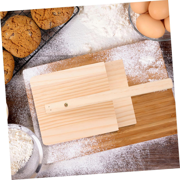 Pizza Teigpresse Aus Holz Manuelles Küchengerät Zum Herstellen Von Teigtaschen Einfach Zu Bedienen L