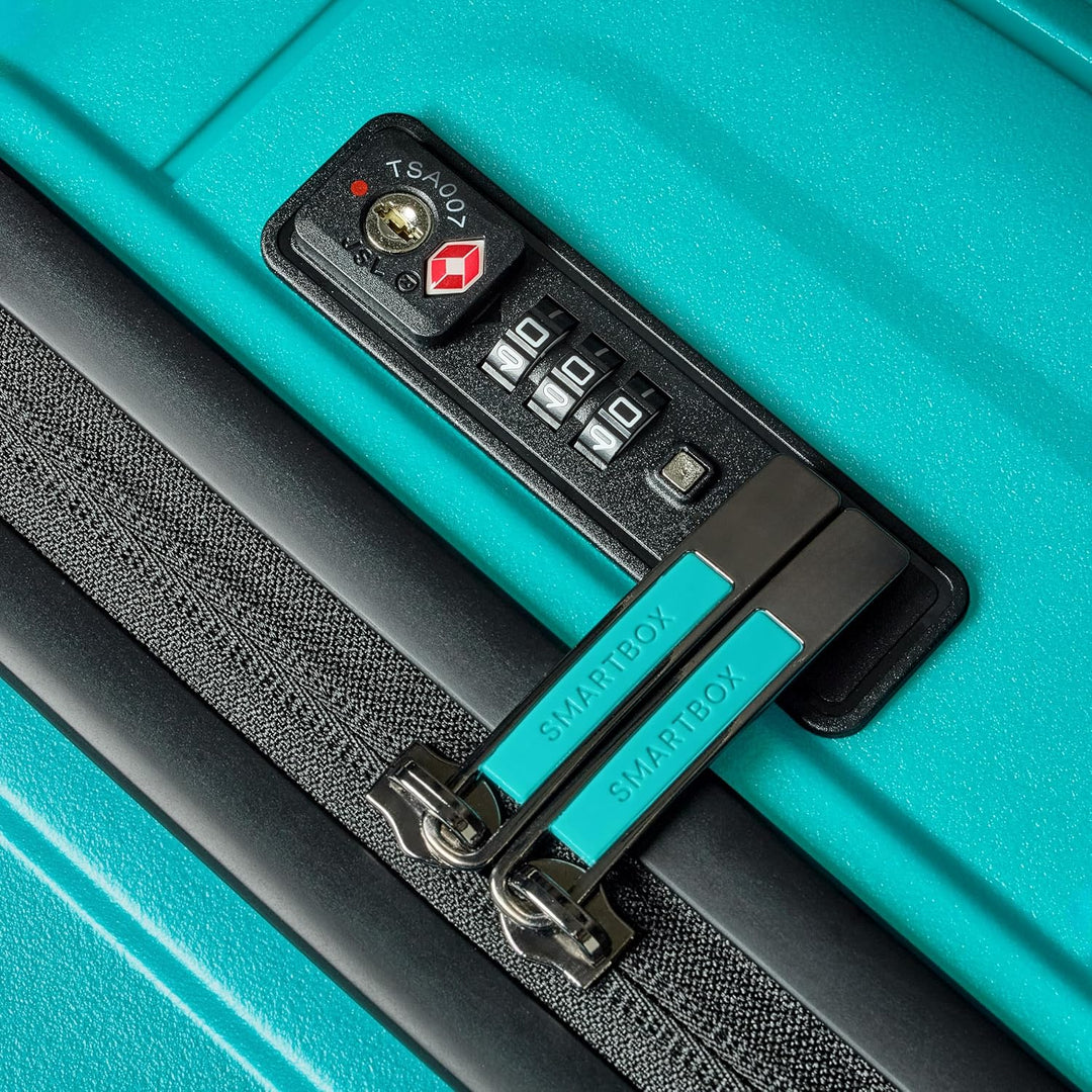 Smartbox Hartschalen Kabinen-Koffer | Kleiner Trolley 40 x 25 x 55 cm aus hochwertigem, robusten Pol