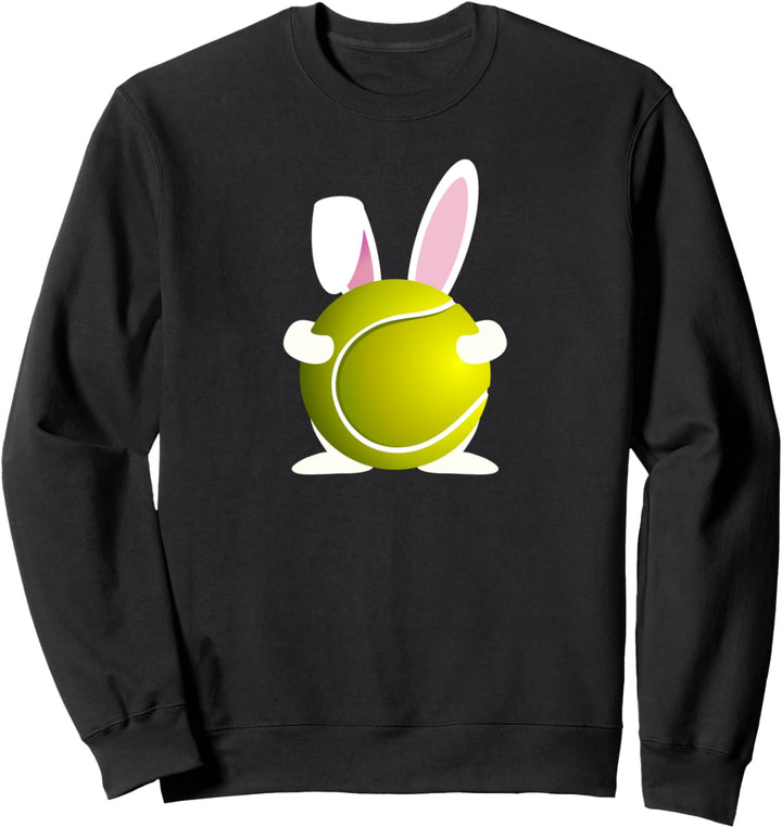 Tennis Ostern Geschenk Osterhase Tennisball Sweatshirt