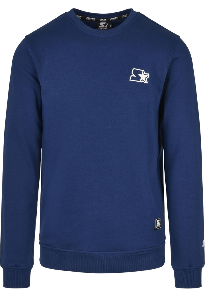 Starter Black Label Herren Small Logo Crew Pullover S Blue Night, S Blue Night