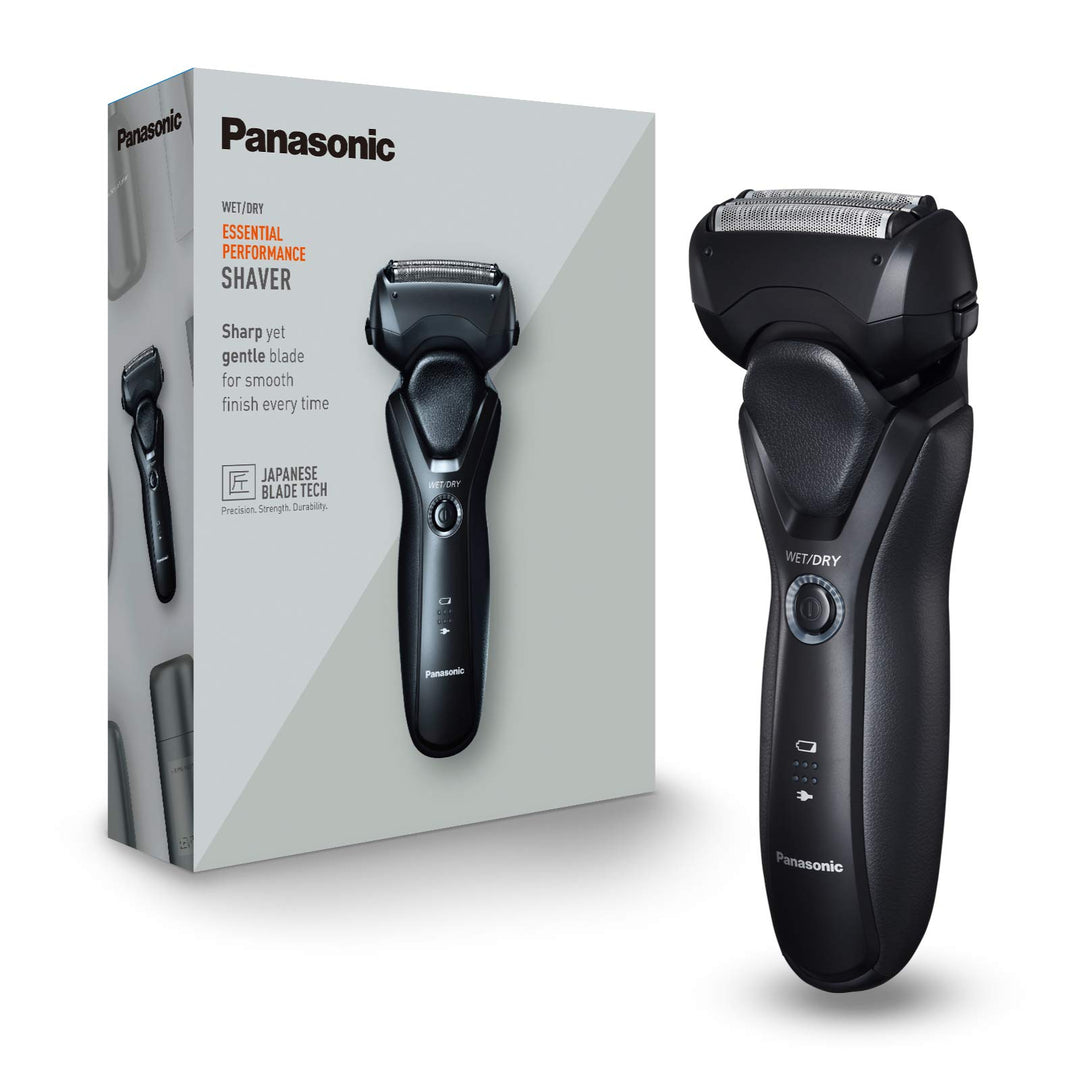 Panasonic Series 500 ES-RT37 Wet und Dry Herrenrasierer mit 3 Klingen für schnellen und präzisen Sch