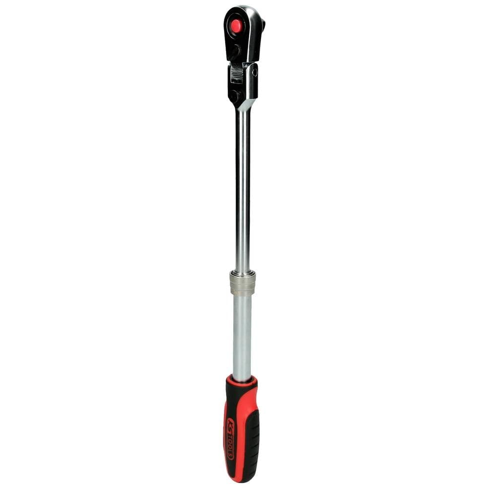 KS Tools 914.3820 3/8" SlimPOWER Teleskop-Gelenk-Umschaltknarre, 72 Zahn