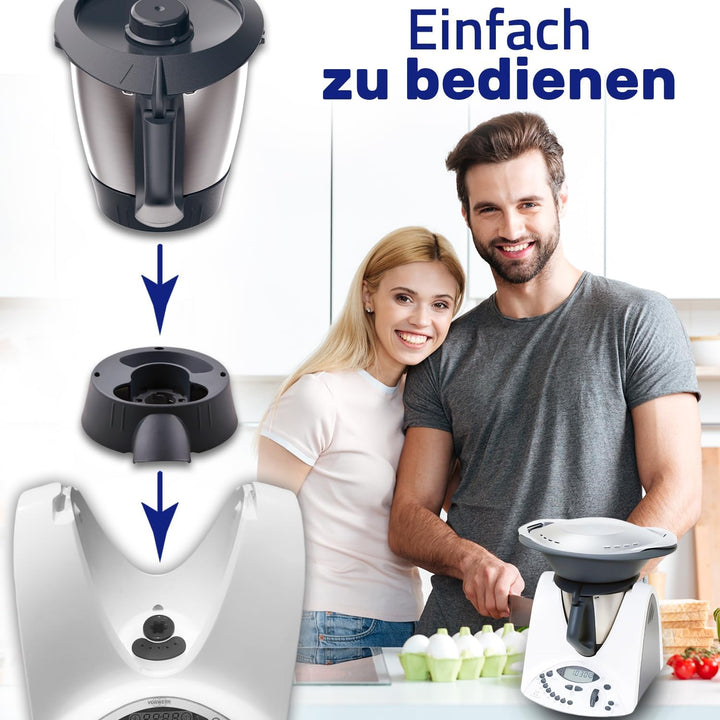 Mixtopffuss für Küchenmaschine für Vorwerk Thermomix TM31 Behälterunterteil für den Mixtopf - Kit En