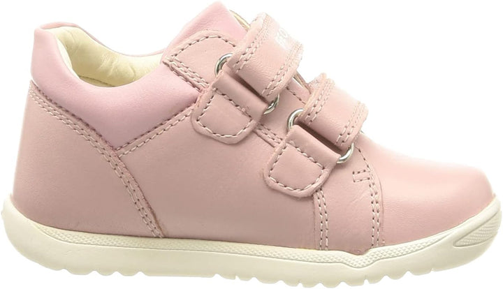 Geox Baby - Mädchen B Macchia GirlFirst Walker Shoe 18 EU Rose, 18 EU Rose