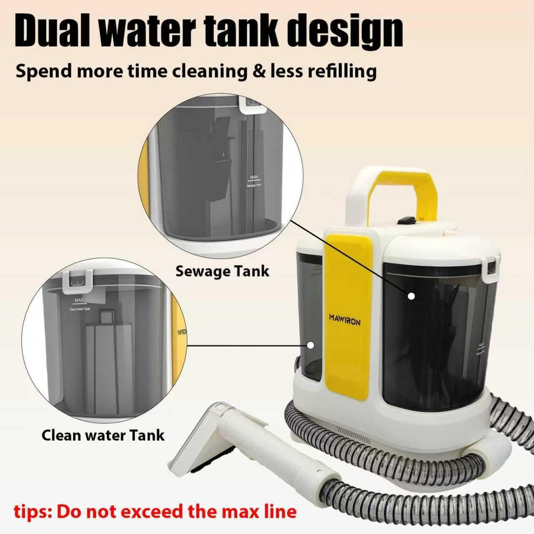 Multipurpose Home Teppichreiniger, Starke Fleckenentfernung + Doppelwassertanks, perfekt für Haustie