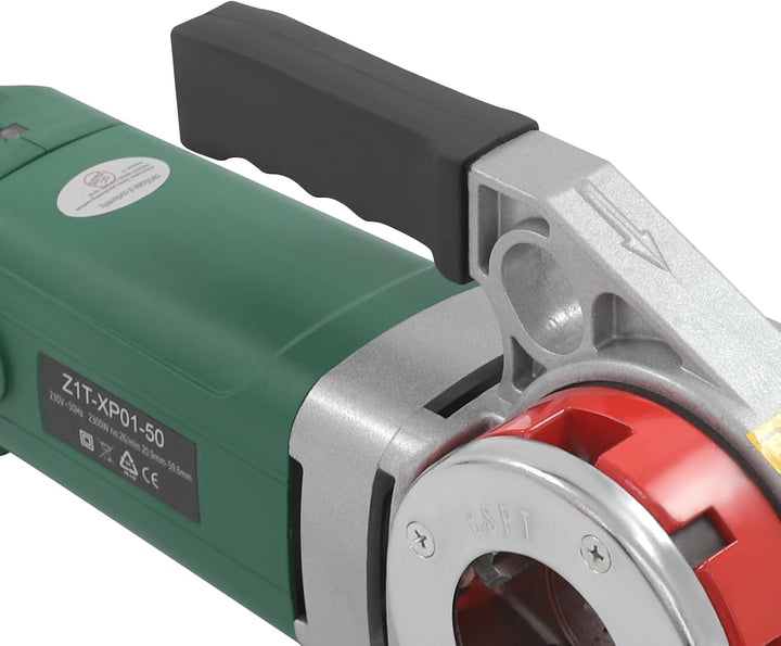 2300W Tragbare Gewindeschneidmaschine, Elektrischer Rohreinfädler für Rohre mit Tragetasche, 6 Matri