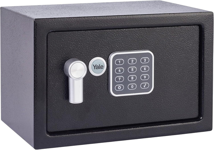 Yale Elektronischer Tresor mit Alarm - Klein - YEC/200/DB2 - Standardsicherheit - Schwarz Small New