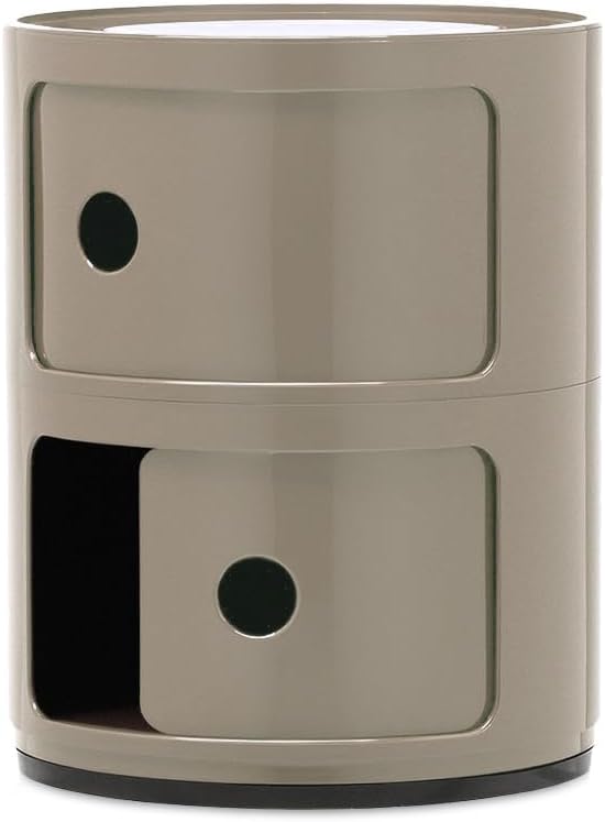Kartell Componibili, Container 2-fächer, Taupe 2-fächer Taupe, 2-fächer Taupe