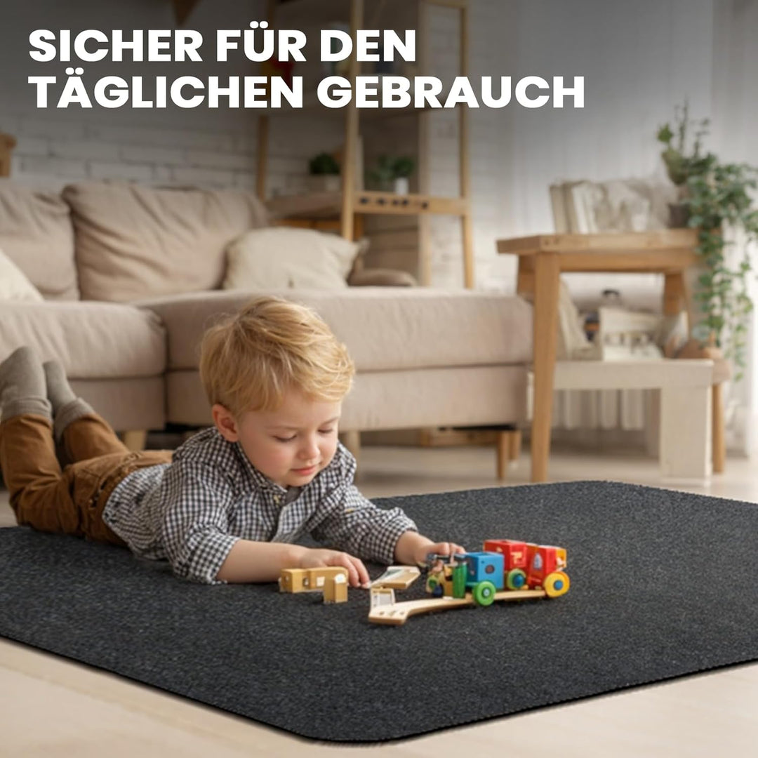 COSYLAND Bodenschutzmatte 90×120 cm, Bürostuhl Unterlage für Hartböden, Kratzfeste Schreibtischstuhl