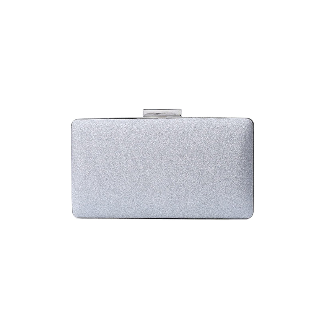 CORIOS Damen Clutch Abendtasche mit Pailletten Clutch Tasche mit Kette Glitter Handtasche Glänzend S