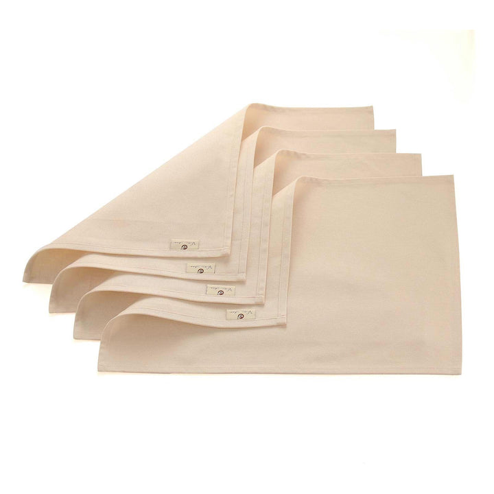 Vivi Idee® 4er Tischsets Platzset 100% Baumwolle Platzdeckchen Stoff abwaschbar Handgenäht 52x33cm (