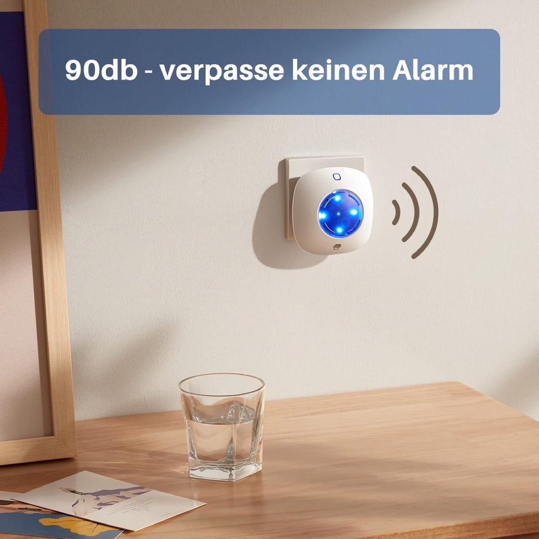 Chuango WS-105 - Innensirene, Stroboskoplicht, 90 db, Nachtlicht Innen - 90 db, Innen - 90 db