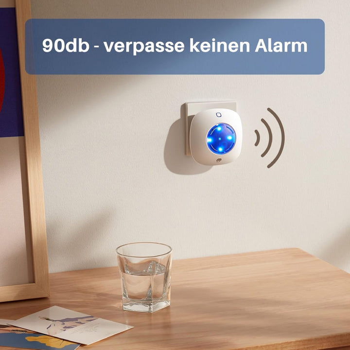 Chuango WS-105 - Innensirene, Stroboskoplicht, 90 db, Nachtlicht Innen - 90 db, Innen - 90 db