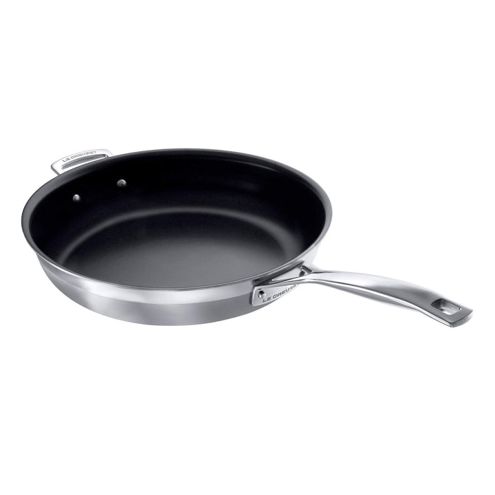 Le Creuset Antihaftbeschichtete Bratpfanne mit Gegengriff aus 3-ply Edelstahl, Ø 30 cm, Für alle Her