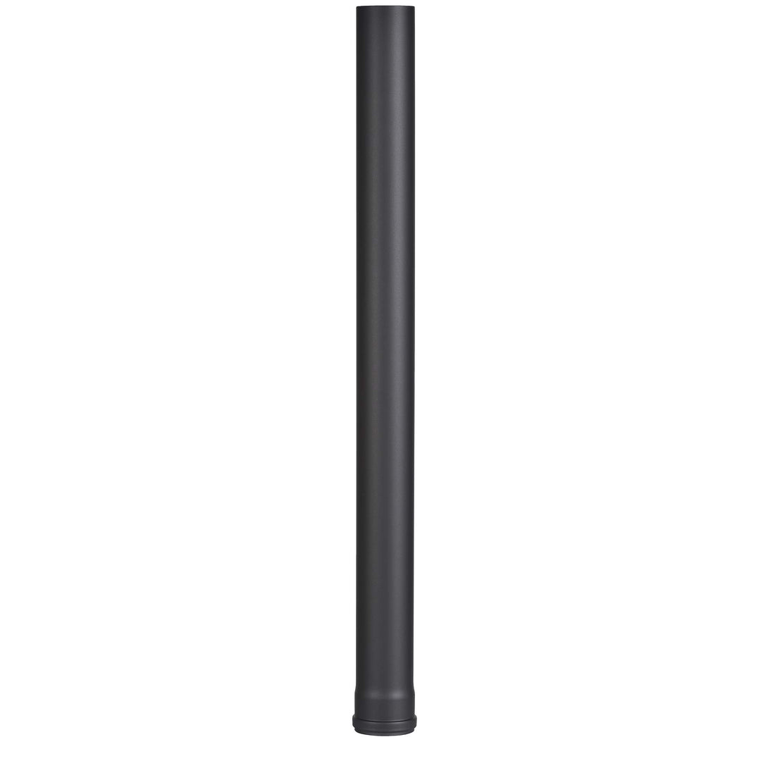 FIREFIX R80/1 Pelletofenrohr aus 1,2 mm starken Stahl in 80 mm Durchmesser, für Pelletöfen und Pelle
