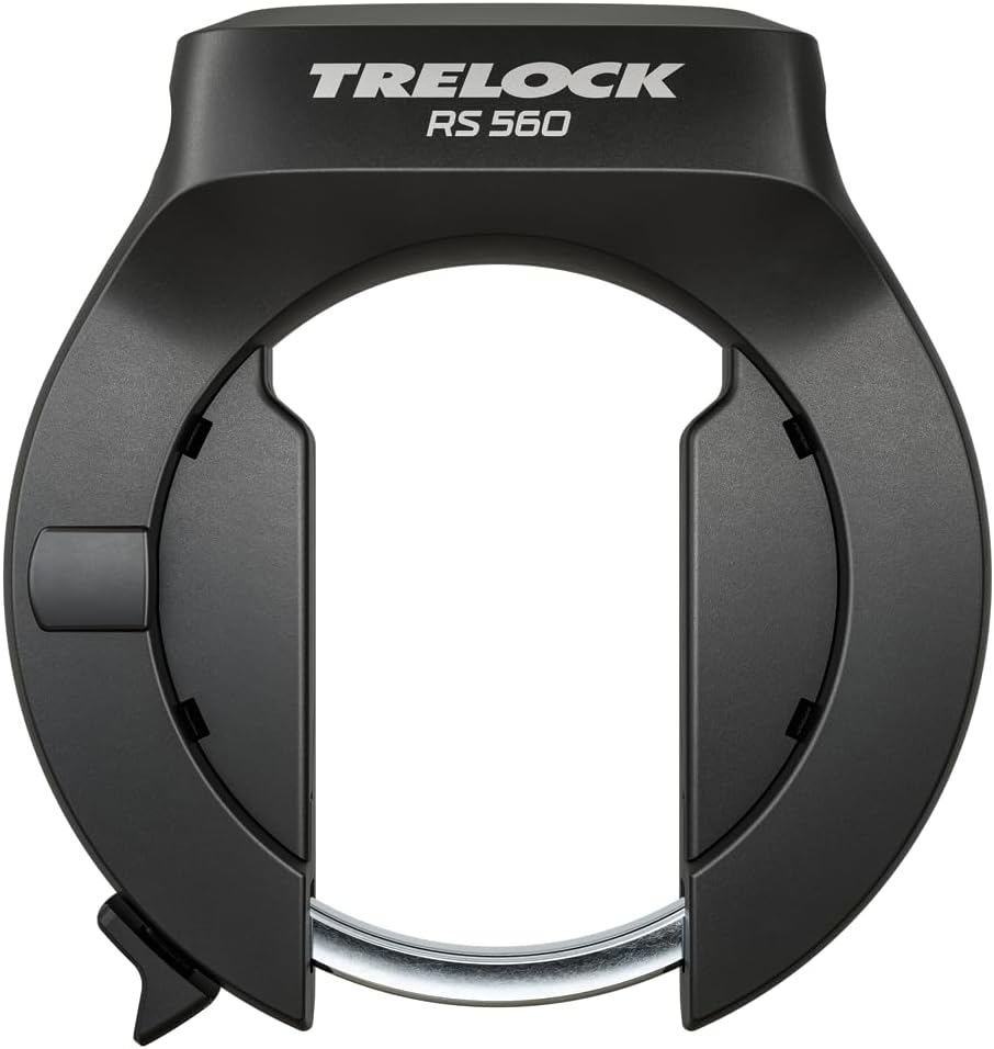 TRELOCK RS 560 AZ + ZR 355 – Rahmenschloss Set mit 100 cm Einsteckkette und Satteltasche – Sicherhei