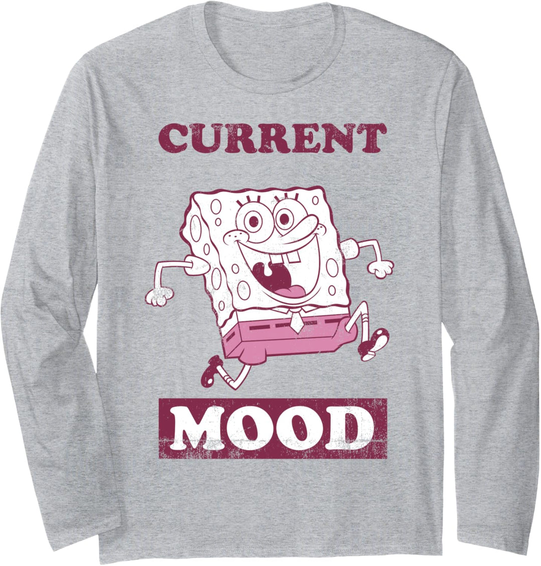 SpongeBob SquarePants Current Mood Vintage Langarmshirt