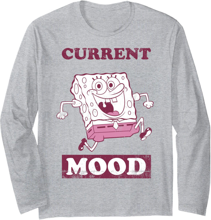 SpongeBob SquarePants Current Mood Vintage Langarmshirt