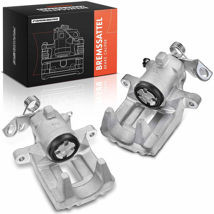 Frankberg 2x Bremssattel Bremszange Hinten Links Rechts Kompatibel mit Polo 9N 9A Cordoba 6K1 6K2 6L