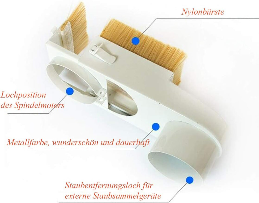 RATTMMOTOR 65mm Spindelmotor Staubschutzhaube für CNC Router Spindel Motor Fräsmaschine Gravurwerkze
