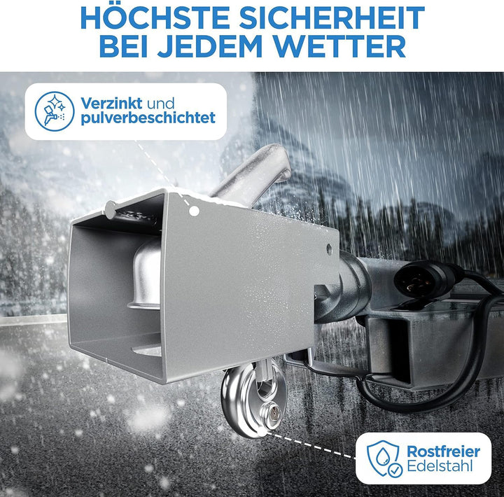 Deagle® Anhängerschloss + Rundschloss + Hochwertige Verzinkung u. Pulverbeschichtung + Optimaler Sch