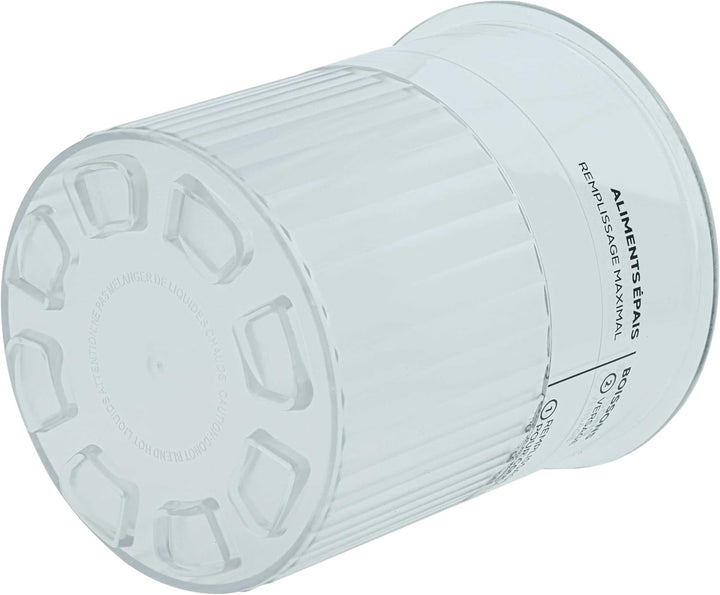 vhbw 4x 680 ml Behälter kompatibel mit Ninja CREAMI NC501, NC500 Eismaschine - Becher mit Deckel, BP