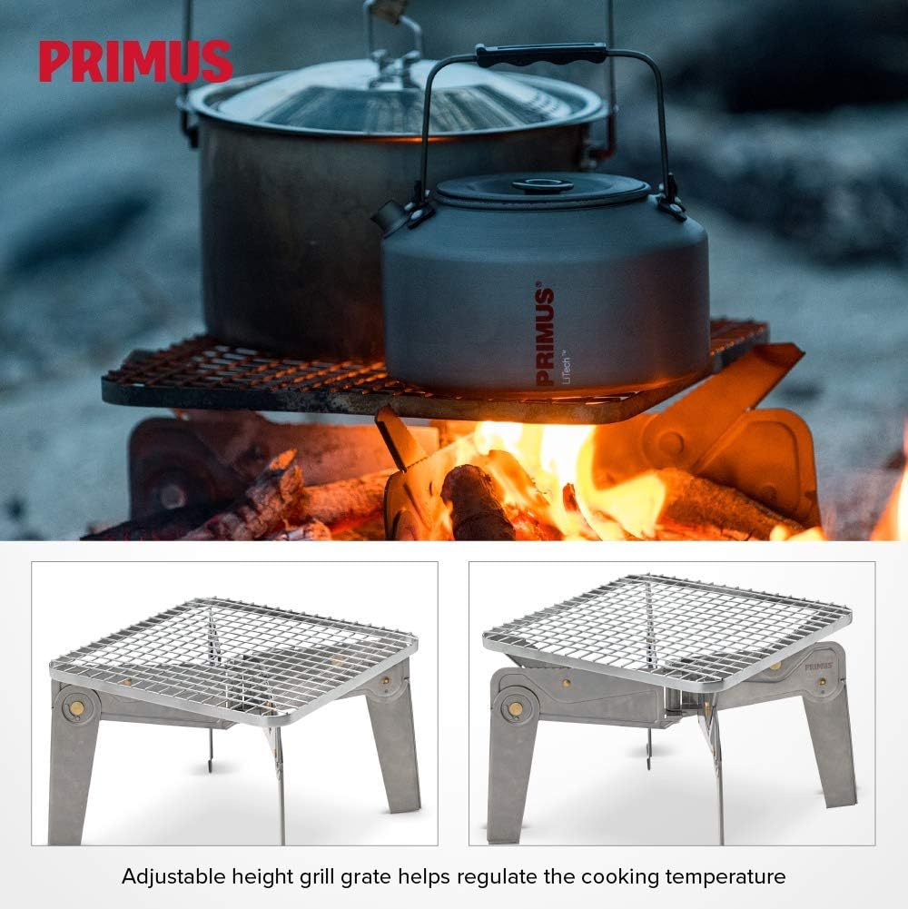 Primus Aeril Klappgrill grau 26,2 x 26,2 cm