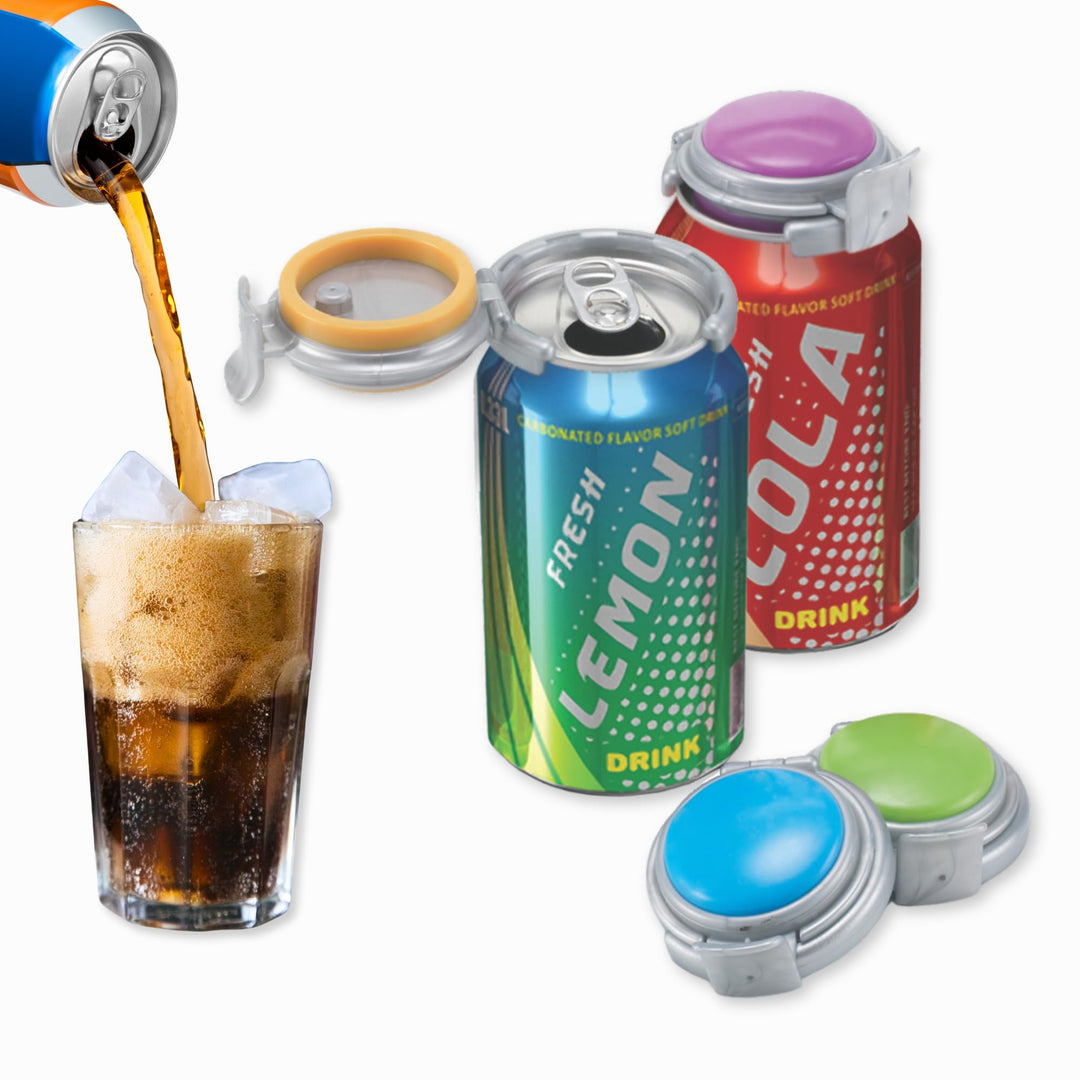 Jokari 2-Klick-Dosen-Pumpen und Ausgiessen für 340 ml Limonaden- und Bierdosen, hält kohlensäurehalt