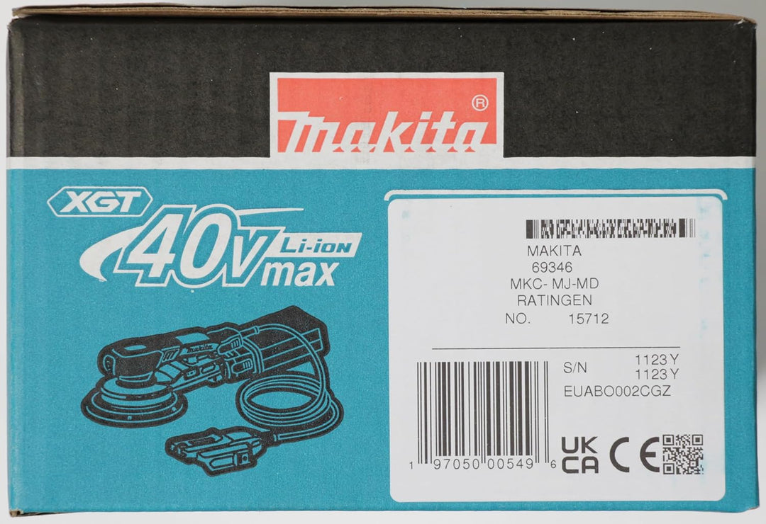 Makita BO002CGZ Akku-Exzenterschleifer 40V max. / 150 mm ø (ohne Ladegerät und Akkus)