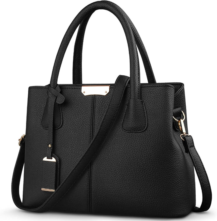 VARLIVOO Elegant Damen Handtasche Schultertasche Frauen Umhängetasche Taschen Shopper Wasserdicht PU