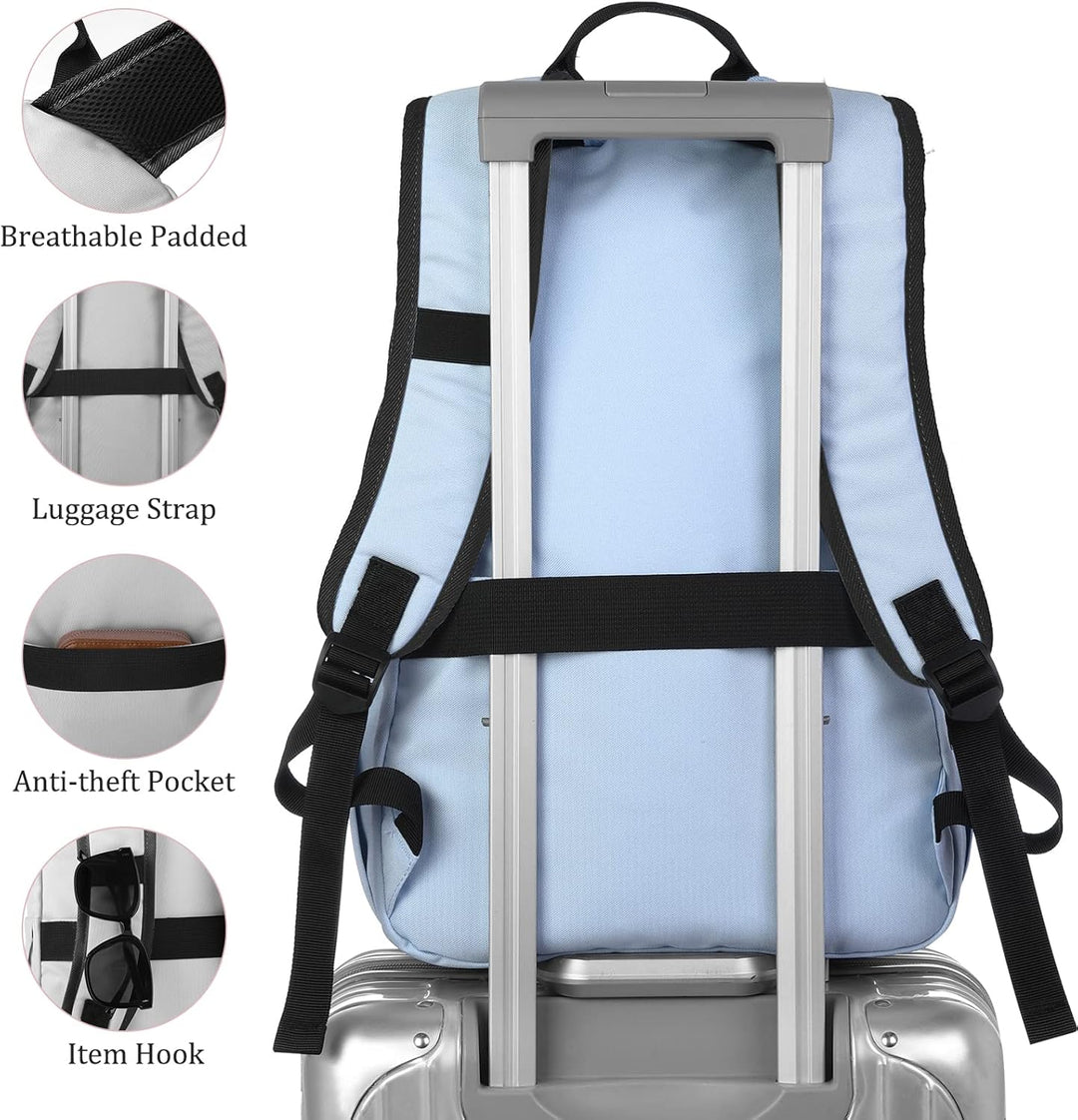 YAMTION Schulrucksack Mädchen Schultasche Jungen Teenager,Rucksack Damen Tagesrucksack Herren mit 15