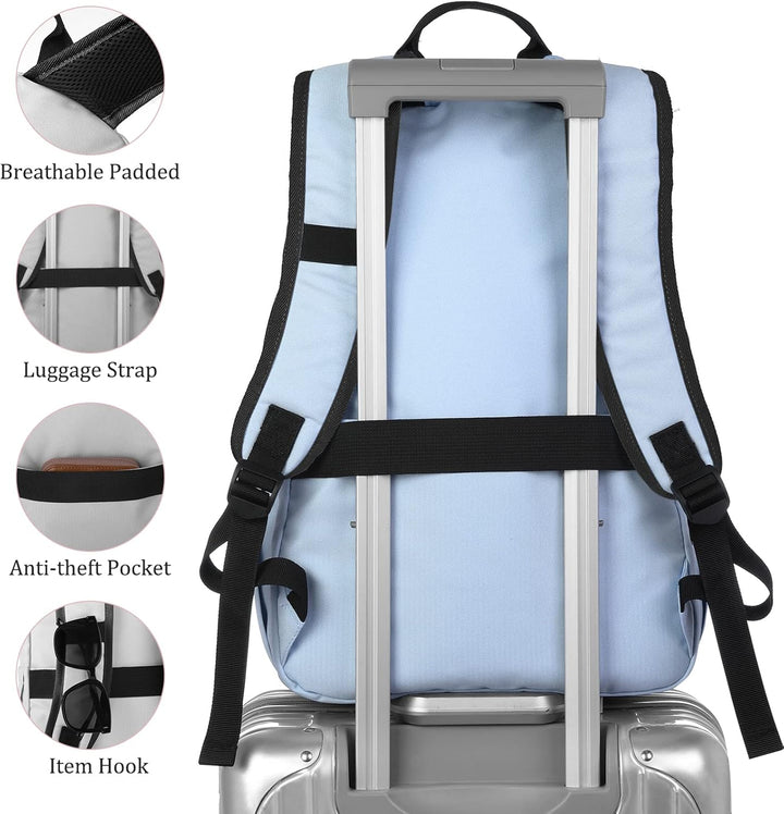 YAMTION Schulrucksack Mädchen Schultasche Jungen Teenager,Rucksack Damen Tagesrucksack Herren mit 15
