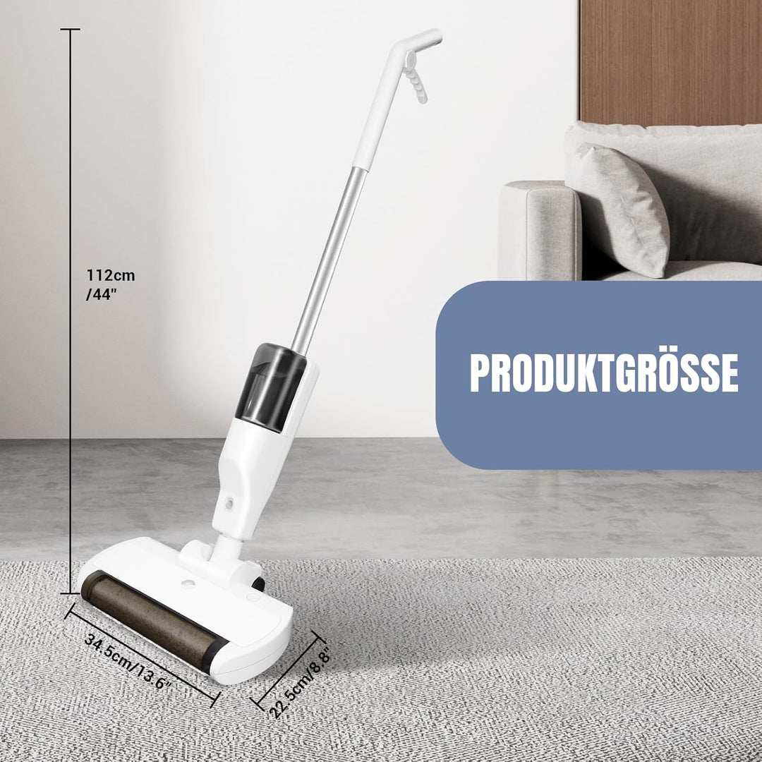 Kabelloser Elektrischer Wischmopp, 9600 U/min Rotierende Mikrofaser-Bürste, 550 ml Wassertank, 500 m