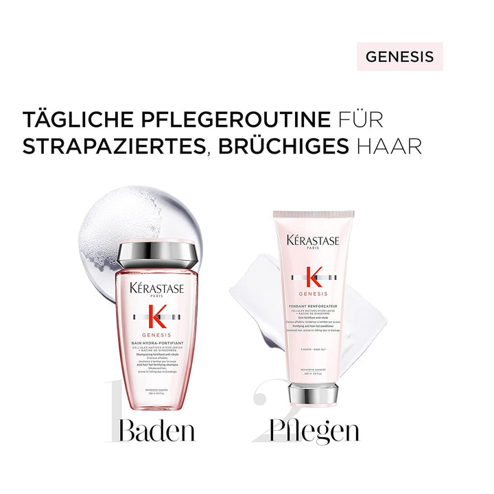 Kérastase, Genesis, Pflegeroutine mit Shampoo und Haarspülung, Für feines und brüchiges Haar, Gegen