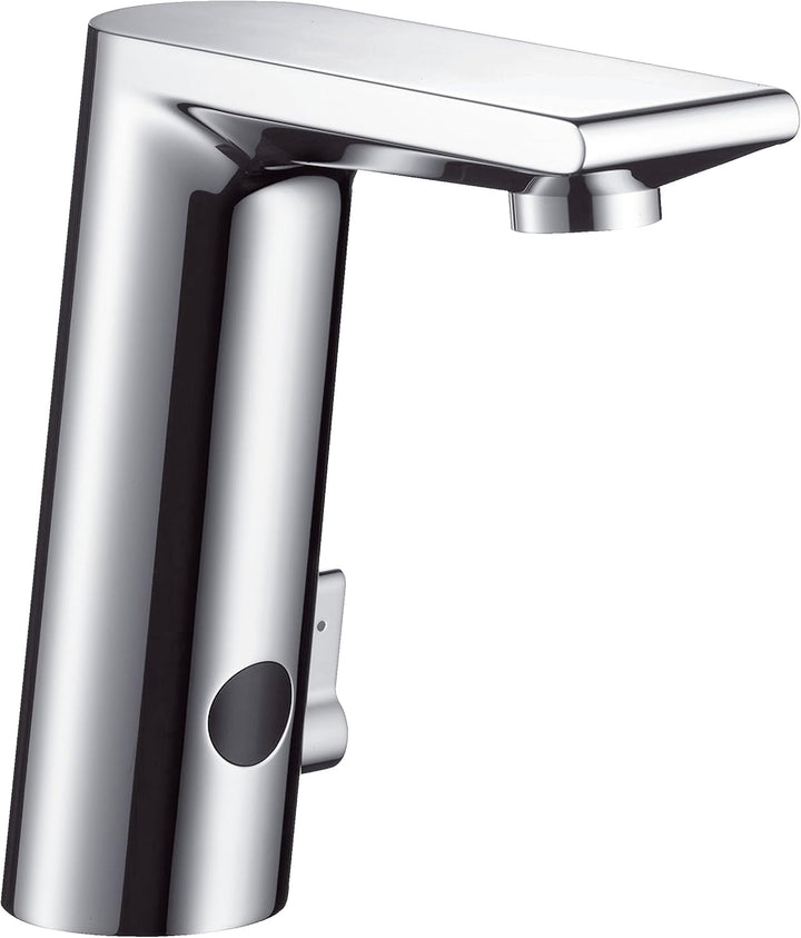 hansgrohe Wasserhahn Metris S Elektronik-Waschtischarmatur, Auslauf Höhe 150mm mit Temperaturregulie