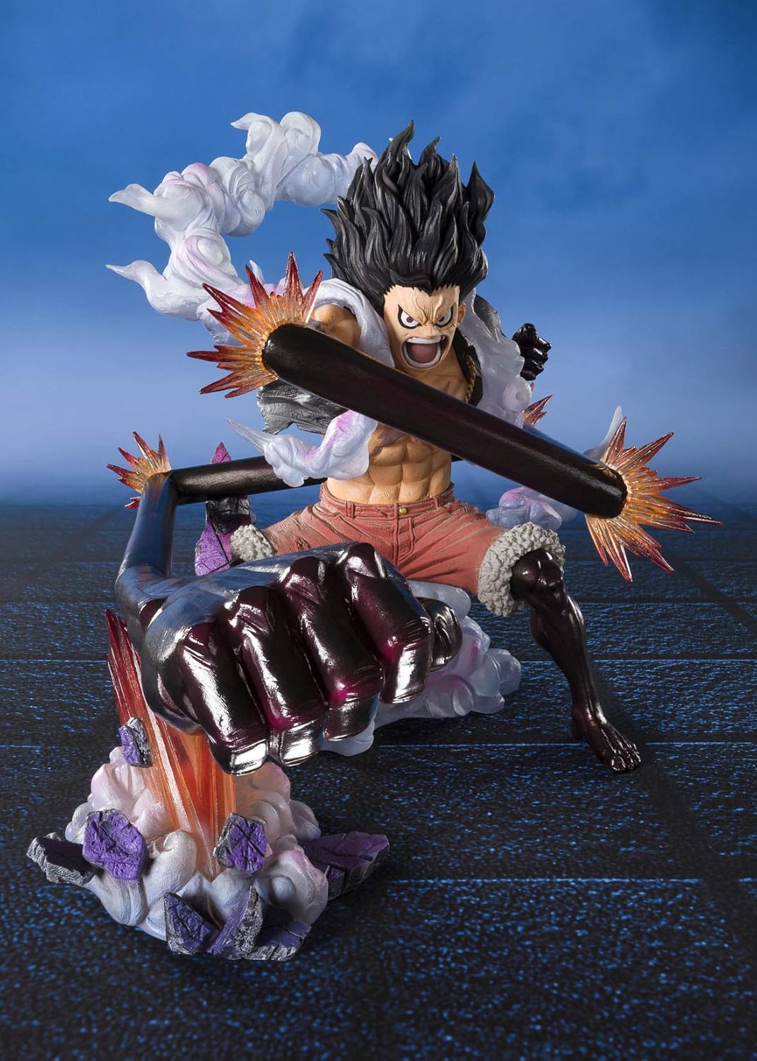 TAMASHII NATIONS - Monkey D Luffy Gear 4 Snakeman King Cobra Figur 16 cm One Piece Figuarts Zero, Fa