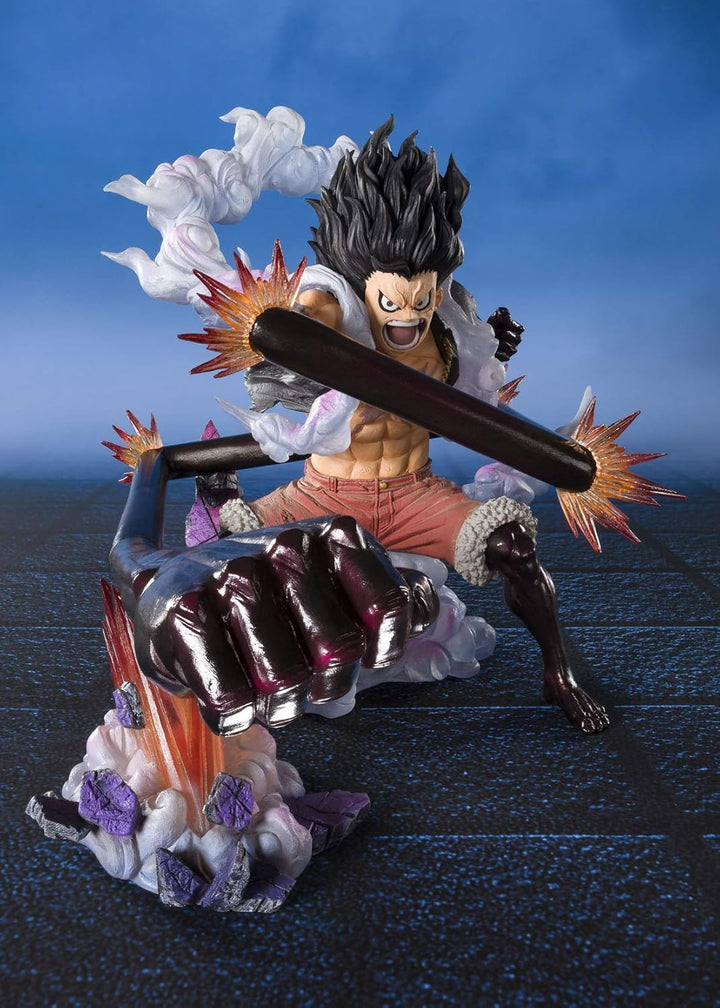 TAMASHII NATIONS - Monkey D Luffy Gear 4 Snakeman King Cobra Figur 16 cm One Piece Figuarts Zero, Fa