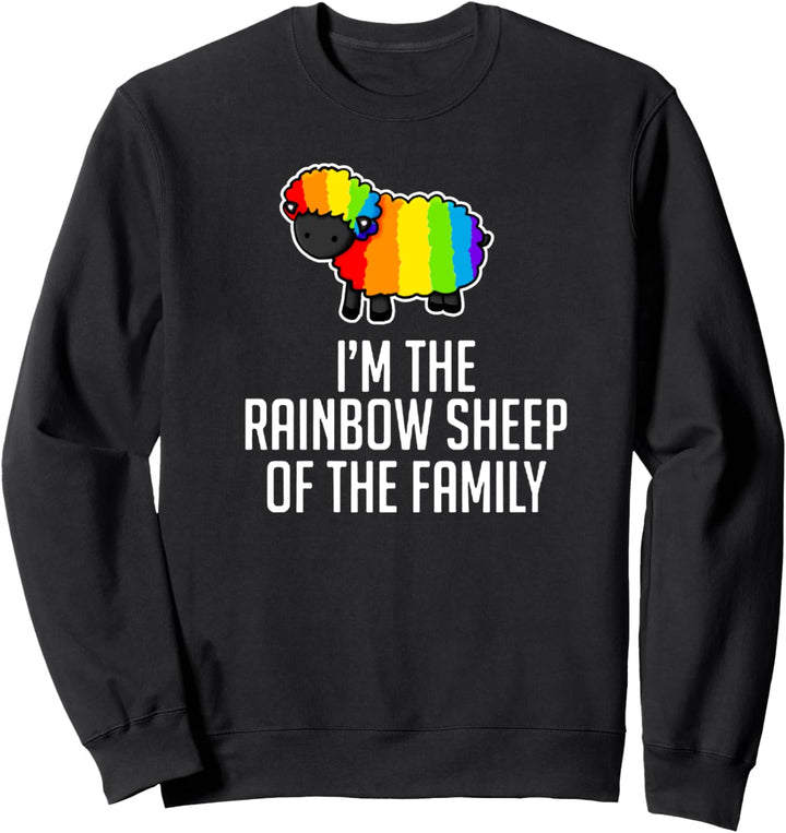 I 'm The Rainbow Schaf in der Familie LGBT Sweatshirt