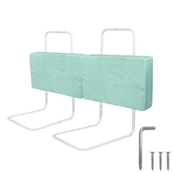 Froadp 120cm Rausfallschutz Beistellbett Leinen Kindersoftpack Bettgitter Tragbare Bettschutzgitter