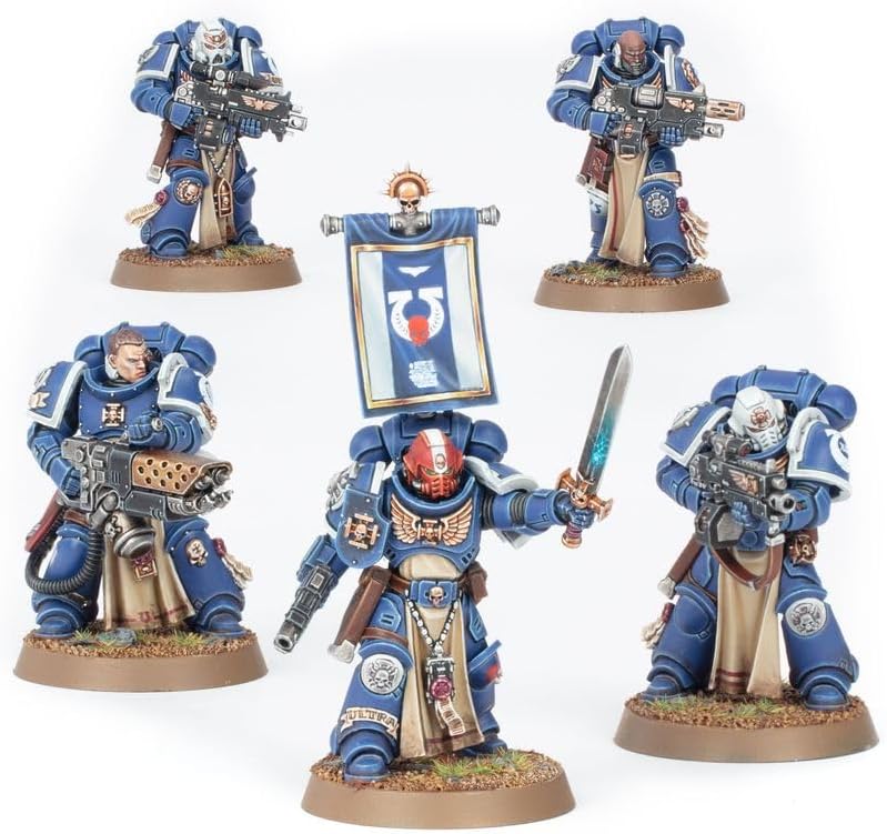 Games Workshop - Warhammer 40.000 - Space Marines: Sternguard Veteran Squad (Ausgabe 2023), Blau