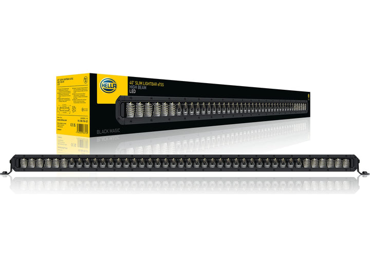 HELLA LED Scheinwerfer Black Magic Slim 40" - ECE Zulassung - 12/24V - 6815lm schlank LED Zusatzsche