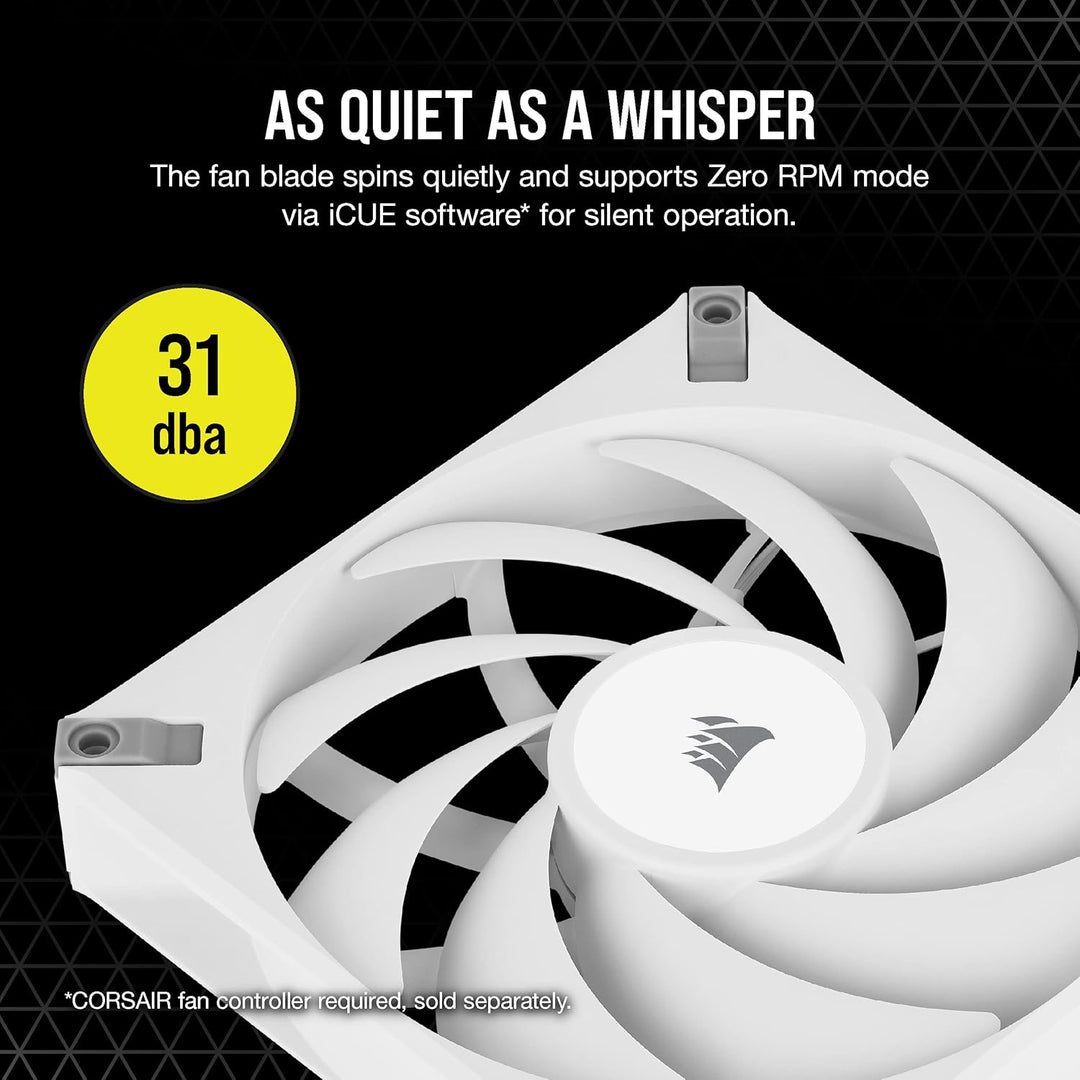 Corsair AF140 Elite, Hochleistungslüfter mit 140-mm-PWM-Fluiddynamiklagern und AirGuide-Technologie
